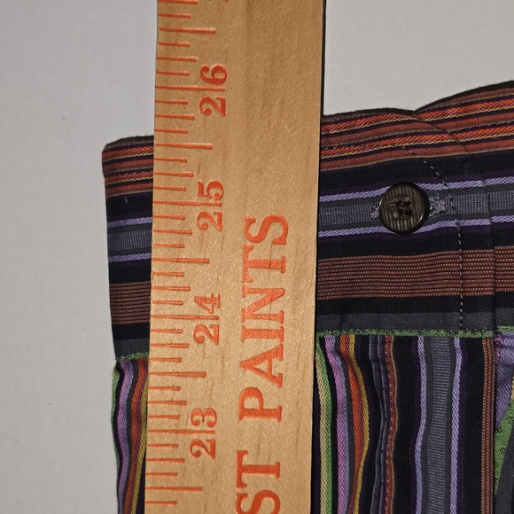 Robert Graham Multicolored Striped Button Down Men’s Shirt Size XL - Picture 12 of 12
